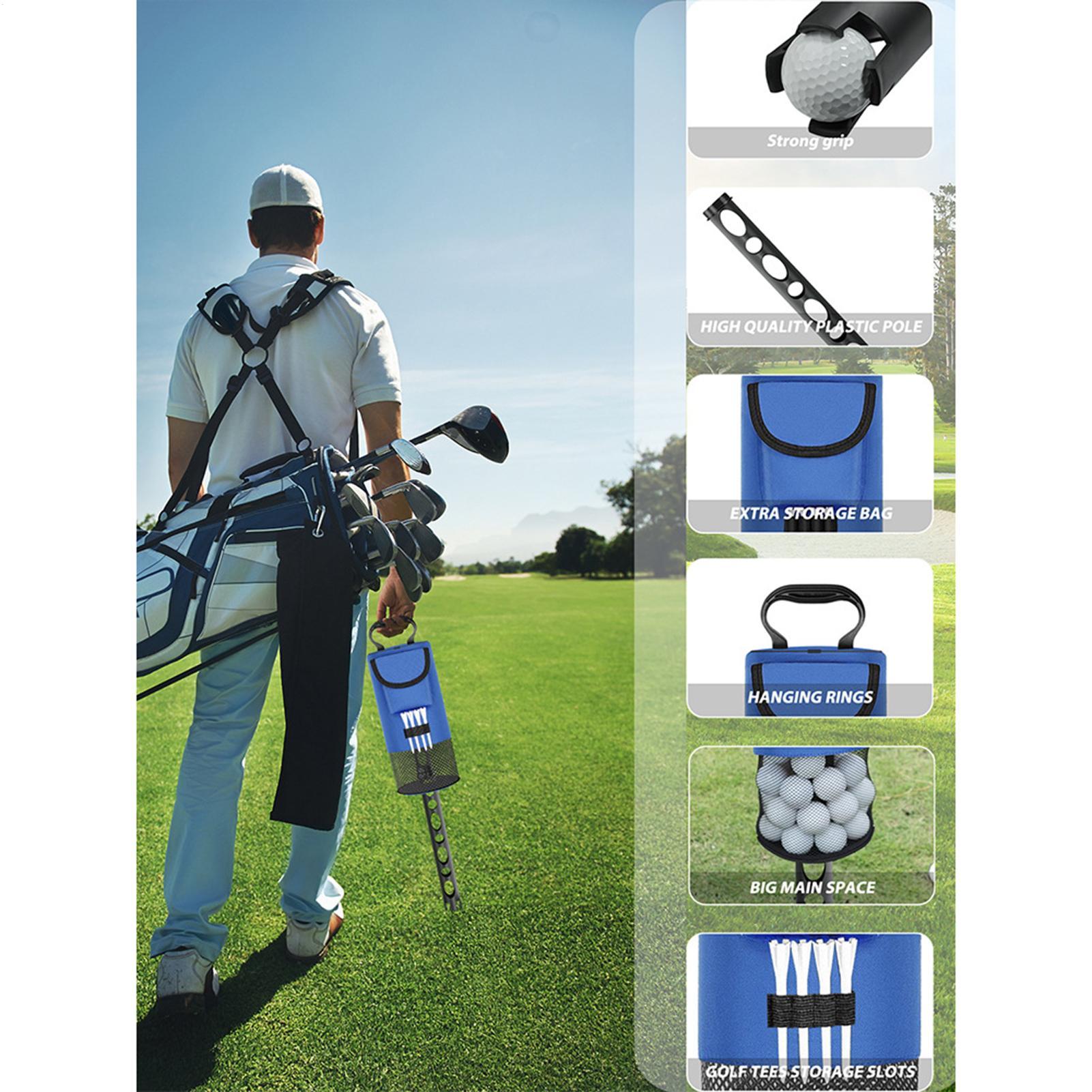 Golf Bag - Shagger-tas voor golfballen Afneembaar nylon opbergtasje