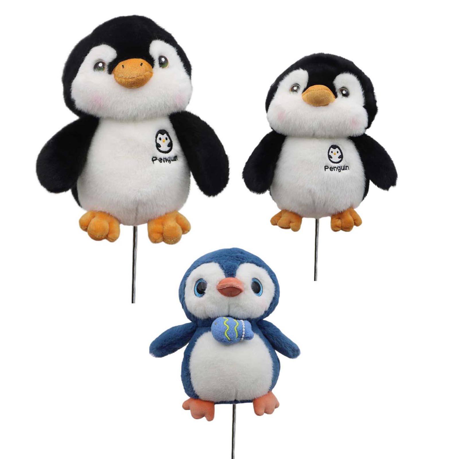 Golf Driver - Schattige pluche pinguïn golfclub hoofdbeschermer driver