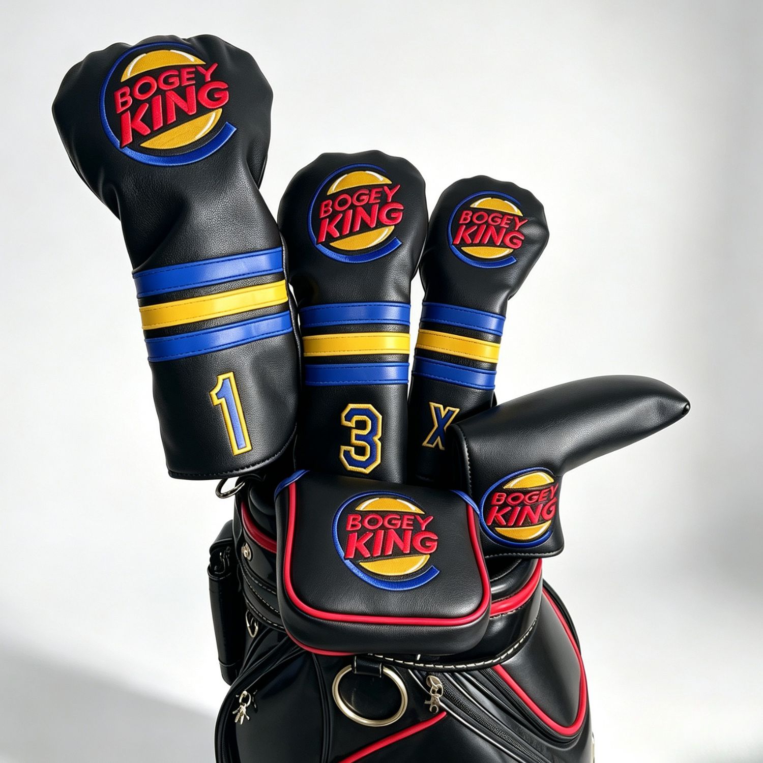 Golf Putter - Grappige Bogey King Golf Headcover Covers,