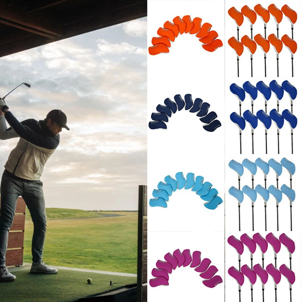 Golf Putter - Duidelijke zichtbare hoofdbeschermers 10 stuks golfhoezen
