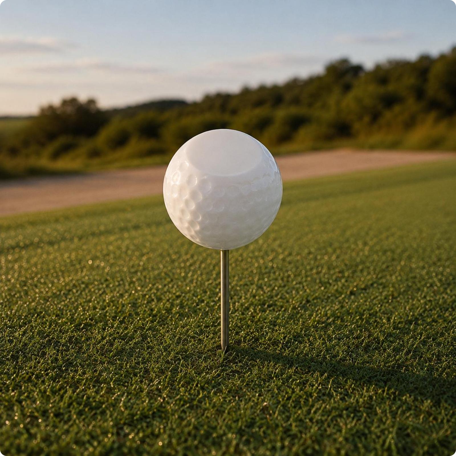Golf Tees - Course Teeing Starter Golfbalvormige marker Glanzende