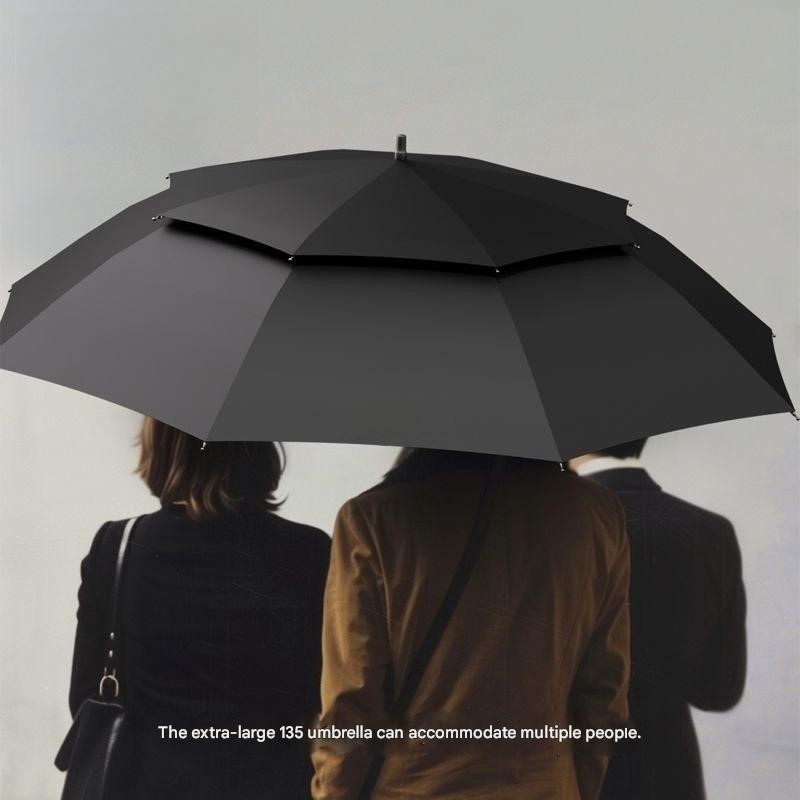 Golf Umbrella - Hoogwaardige semi-automatische paraplu met lange rechte