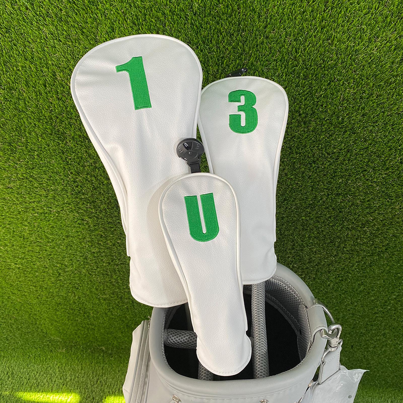 Golf Driver - Nummerborduurwerk Golf Headcover Elastische banden Waterbestendig