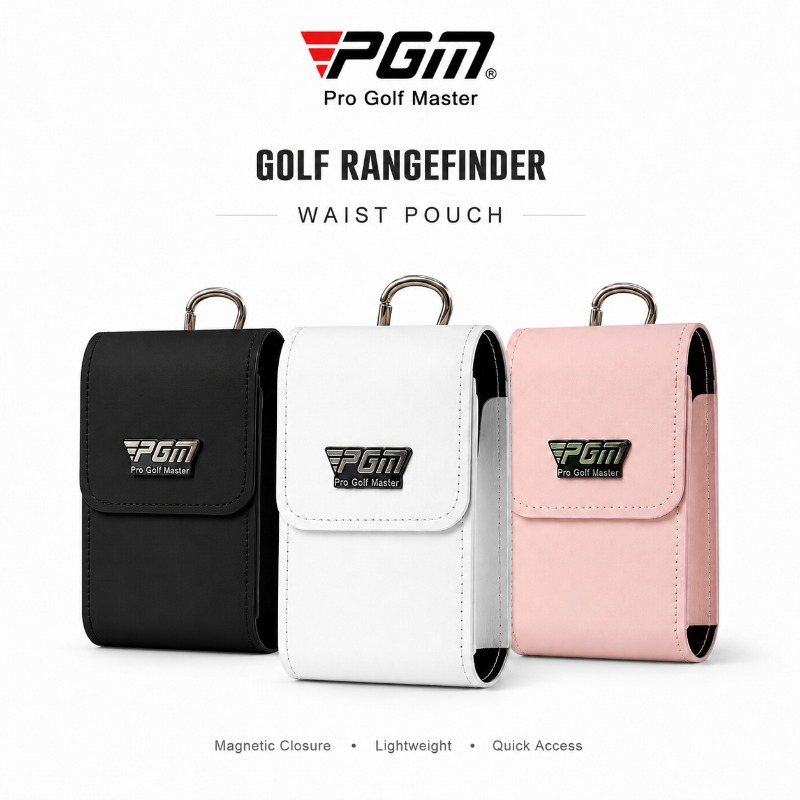 Golf Rangefinder - PGM Magnetische Golf Heuptas Afstandsmeter Etui