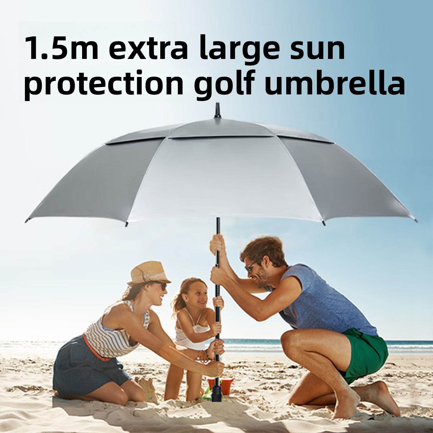 Oversized golfparaplu met lang - Golf Umbrella Large recensie en prijs