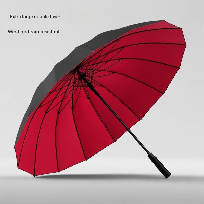 30 Inch 16-ribben automatische - Golf Umbrella Large recensie en prijs