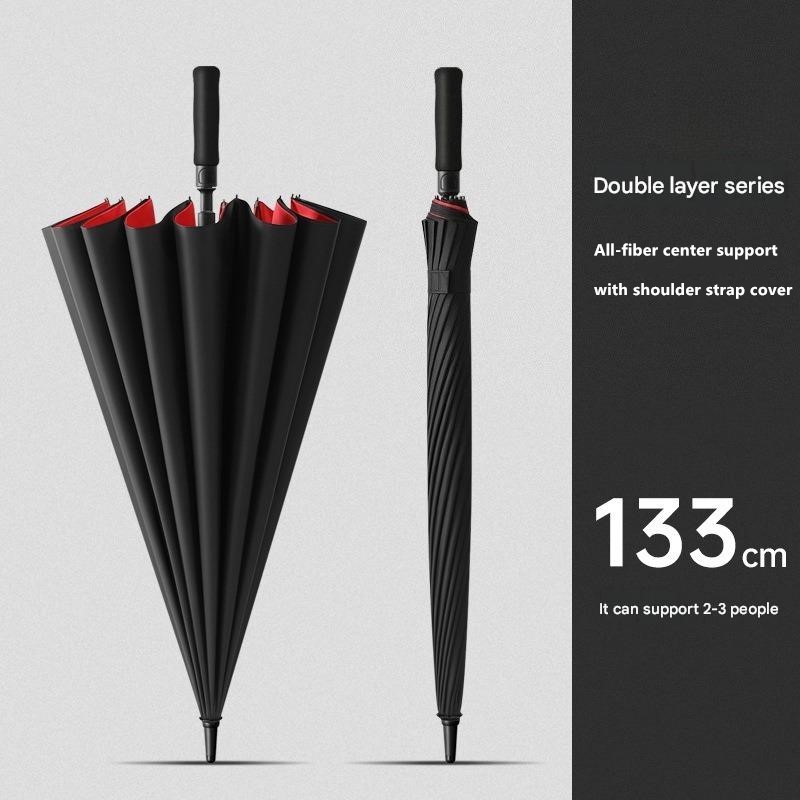 30 Inch 16-ribben automatische - Golf Umbrella Large recensie en prijs