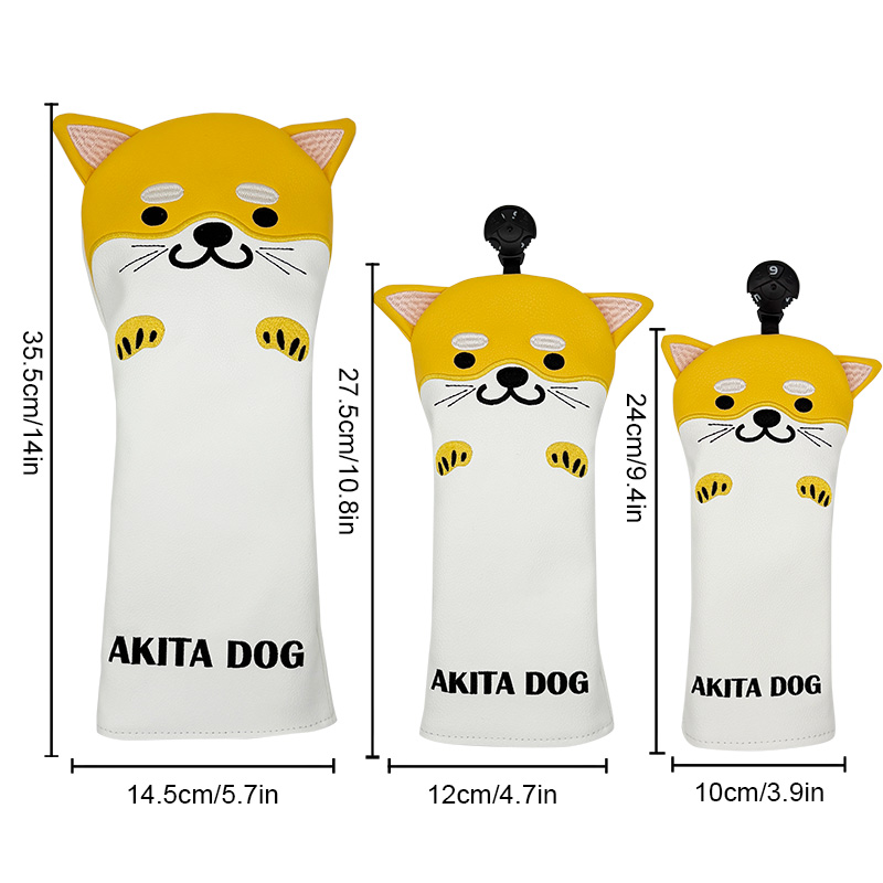 Golfclub Headcovers Set Hond C - Golf Driver recensie en prijs