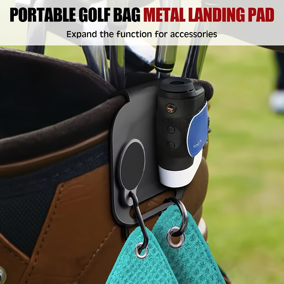 Magnetische golftas landingsbl - Golf Rangefinder recensie en prijs