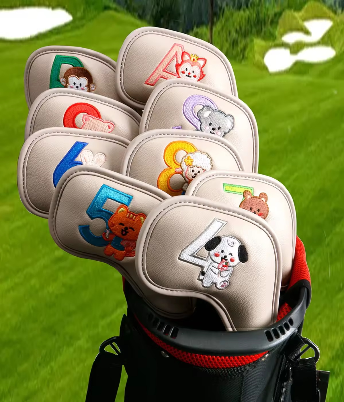 9 stuks schattige cartoon dier - Golf Clubs recensie en prijs